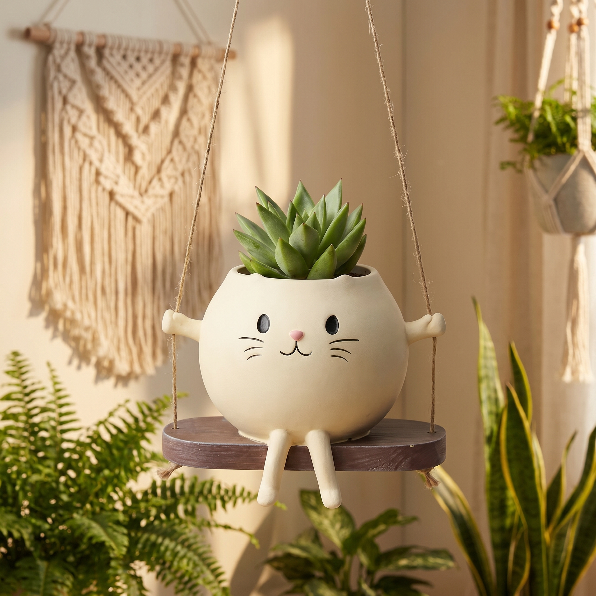 Swinging Plant Pot